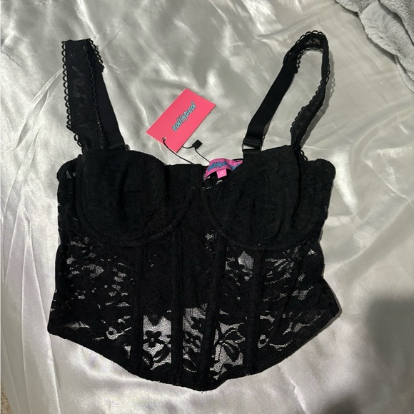 Edikted Davina Lace Corset top XS - Picture 5 of 7